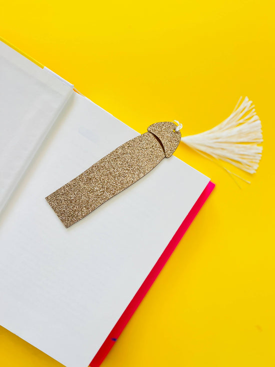 Glitter Cockmark™ Bookmark: Bronze