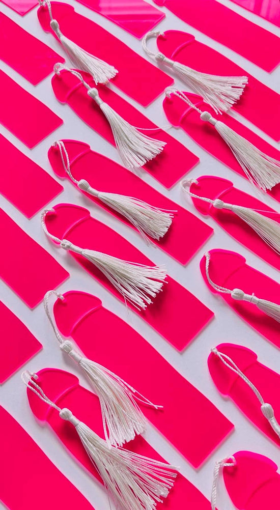 Pink Cockmark™ Bookmark