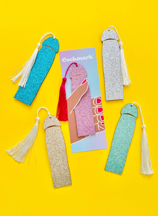 Glitter Cockmark™ Bookmark