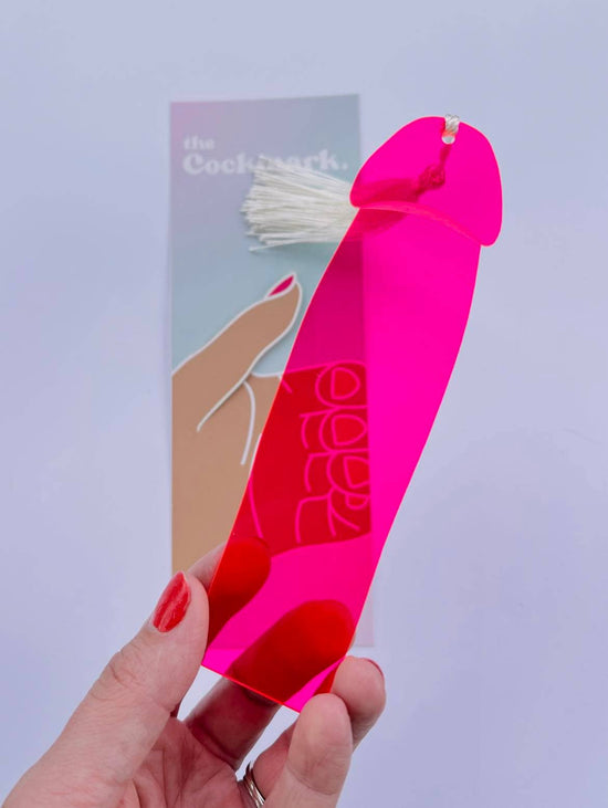 Pink Cockmark™ Bookmark