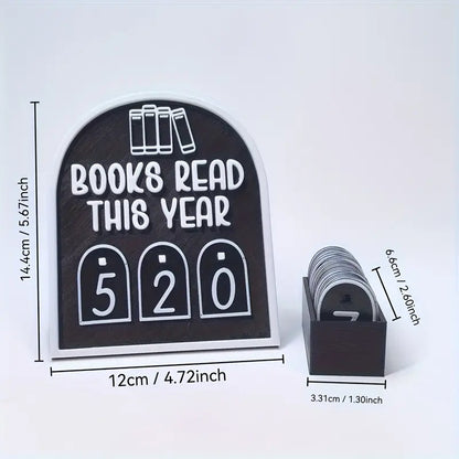 Books Read Sign