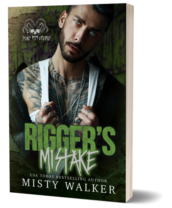Rigger's Mistake Signed Paperback by Misty Walker - Regular Edition - With FREE bookish swag