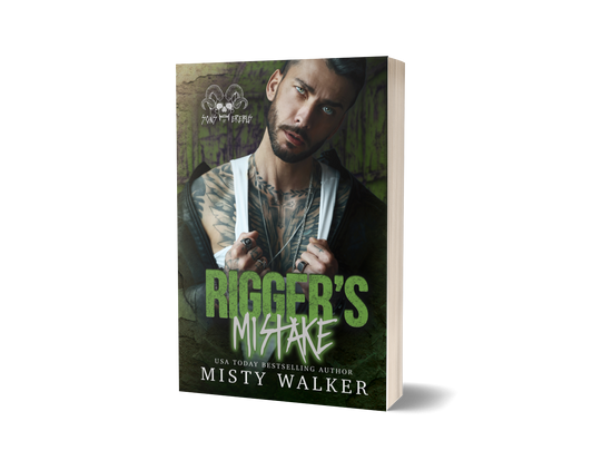 Rigger's Mistake Signed Paperback by Misty Walker - Regular Edition - With FREE bookish swag
