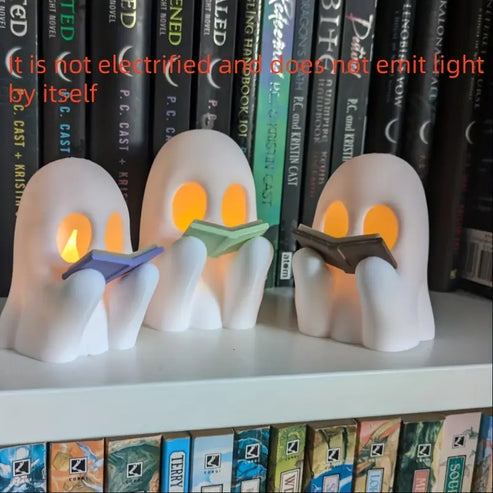 Reading Ghost Figurine