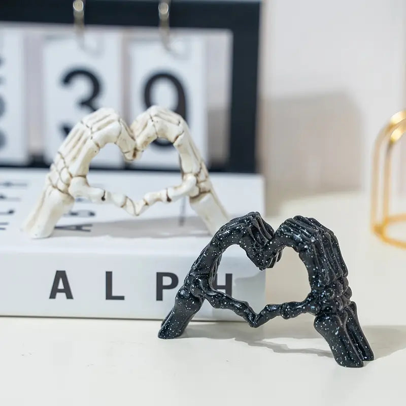 Skeleton Heart Hands